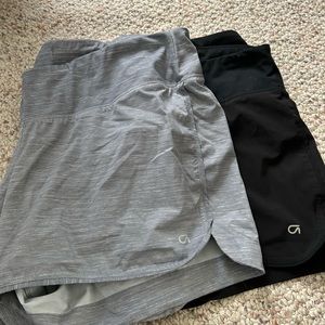 Two pairs of Gap maternity shorts